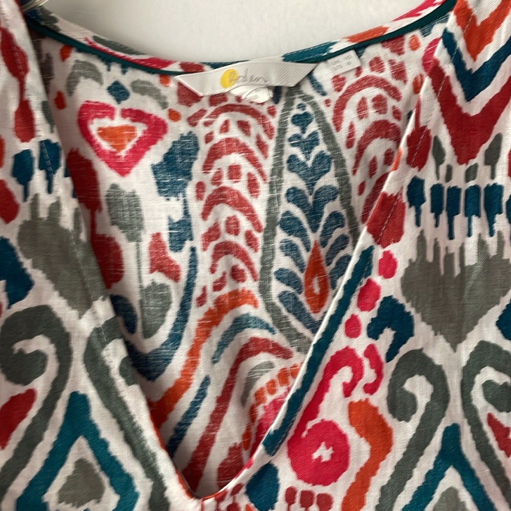 Boden Multicolor Patterned Blouse - image 4